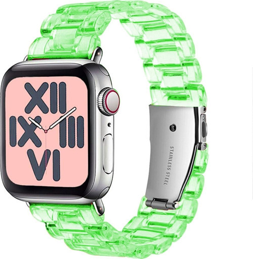 Apple Watch 42-44-45-46-49mm KRD-22 Candy Yeşil Kordon