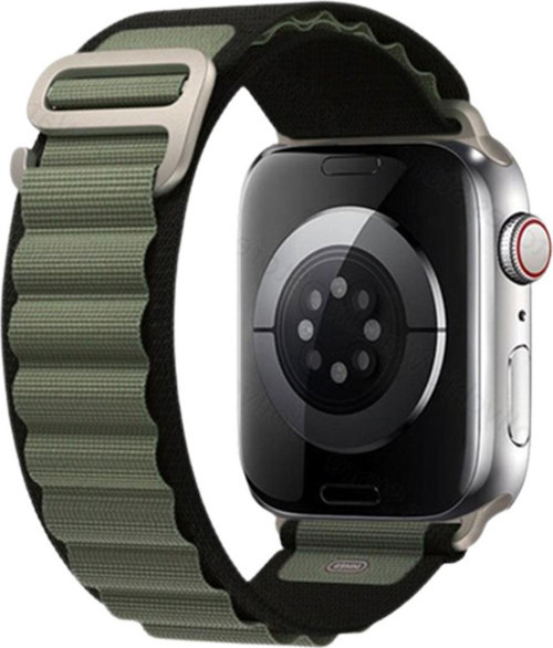 APPLE WATCH 38-40-41MM KRD-26 ALPINE ÇİFT RENKLİ YEŞİL KORDON
