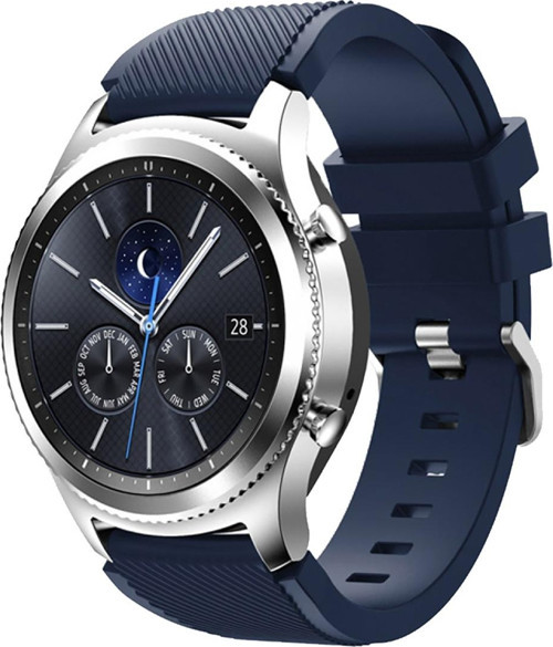 SAMSUNG WATCH 22MM KRD-12 FRONTIER SİLİKON LACİVERT KORDON