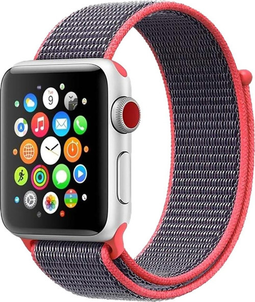 APPLE WATCH 42-44-45-46-49MM KRD-03 HASIR UZAY GRI KORDON