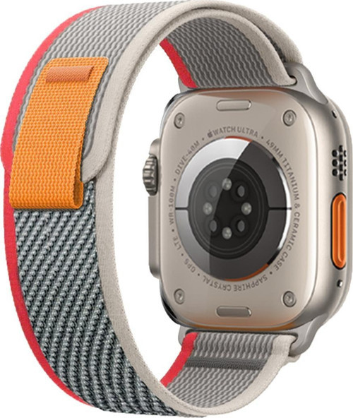 APPLE WATCH 38-40-41MM KRD-27 TRIAL ÇİFT RENKLİ GRİ KORDON