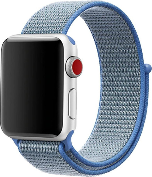 APPLE WATCH 42-44-45-46-49MM KRD-03 HASIR AÇIK MAVİ KORDON