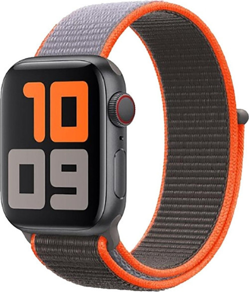 APPLE WATCH 38-40-41MM KRD-03 HASIR SPOR GRİ KORDON