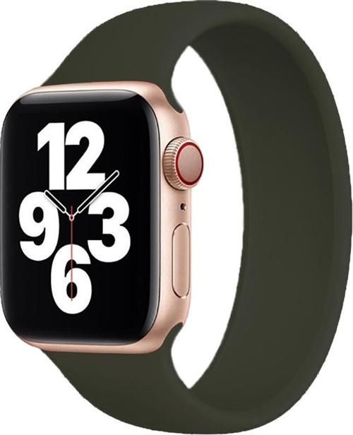 Apple Watch 42-44-45-46-49mm KRD-18 Silikon S Petrol Yeşil Kordon