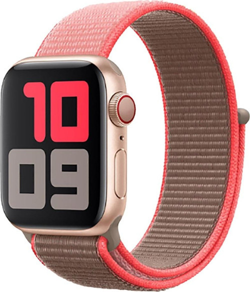 APPLE WATCH 42-44-45-46-49MM KRD-03 HASIR AÇIK PEMBE KORDON