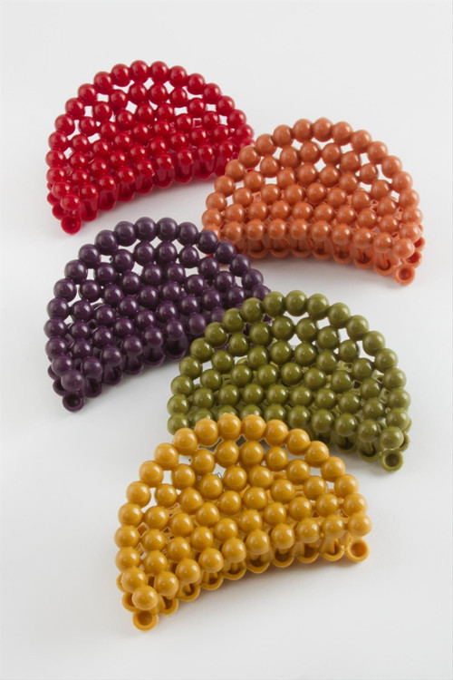 Oval Renkli Mandal Toka 8 Cm