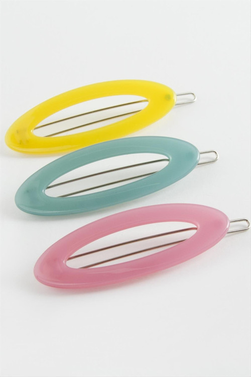 Oval Klipsli Toka
