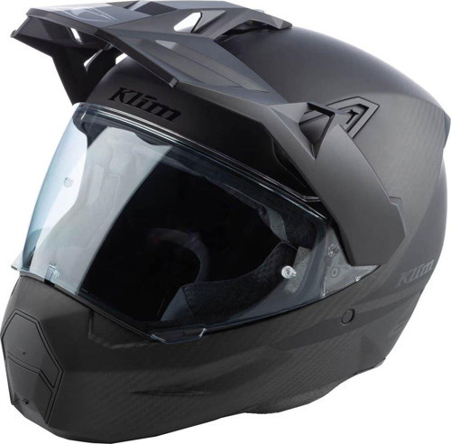 X1 Alpha Matt Carbon Korumalı ADV Motosiklet Kaskı Mat Siyah