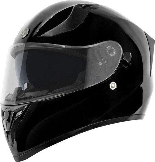 T-15 Kapalı Motosiklet Kaskı Siyah