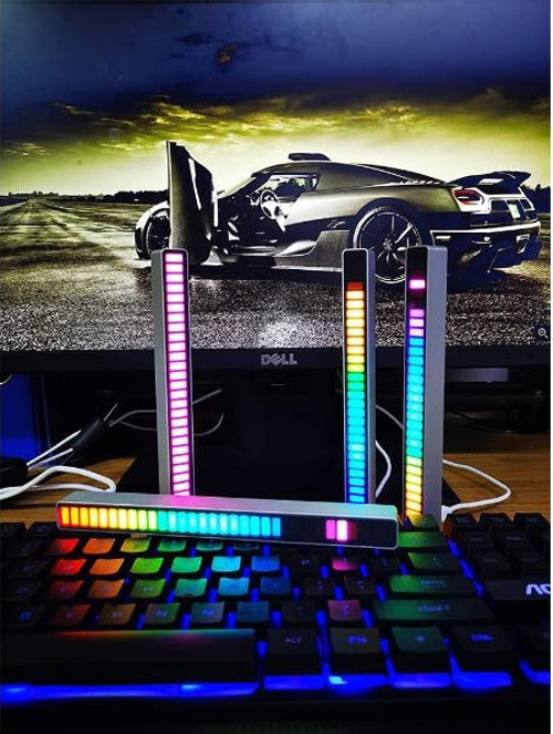 RGB Sese Duyarlı Taşınabilir Ekolayzer LED Çubuk