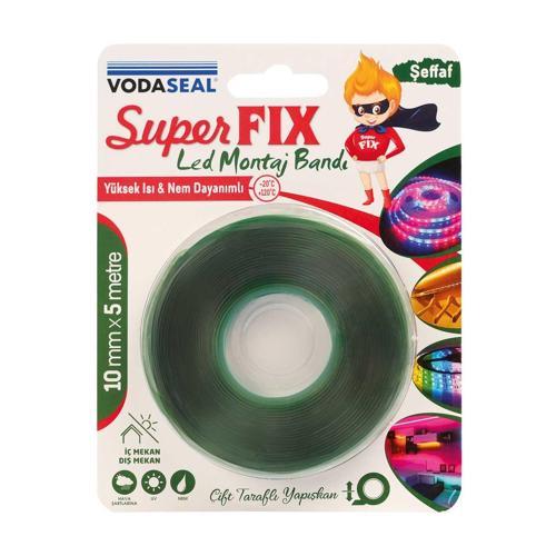 VodaSeal Superfix Çift Taraflı Led Montaj Bandı - 10 mm x 5 mt.