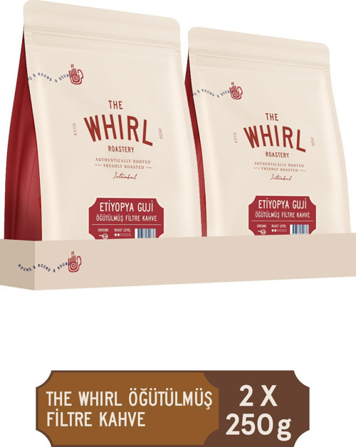 Etiyopya Guji Öğütülmüş Filtre Kah 250 gr x 2 Adet
