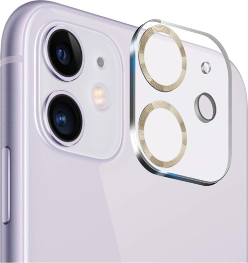 Iphone 11/12 Mini 3d Pro Uyumlu Kamera Koruyucu Retro Gold