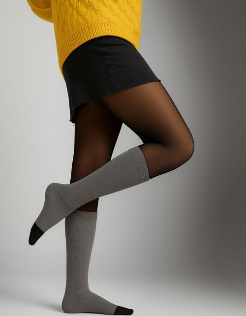 Burunsuz Topuklu Basic Pamuk İçerikli Yoga Tozluk