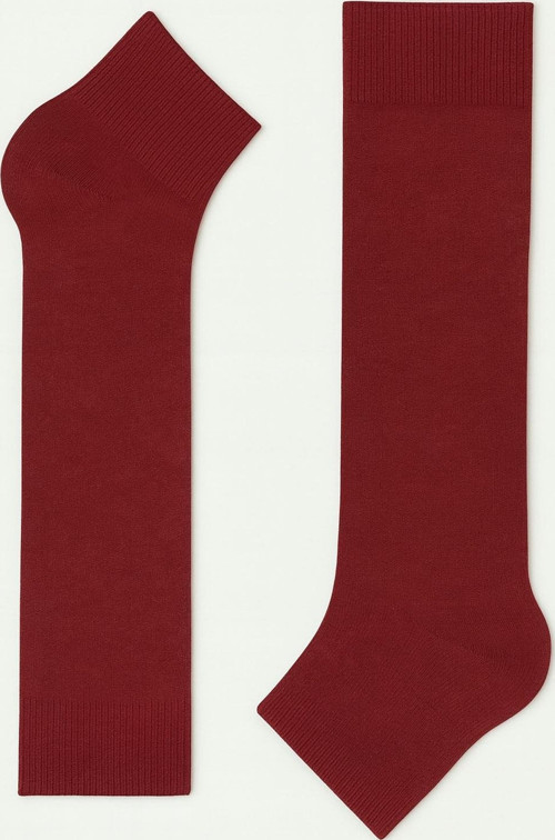 Burunsuz Topuklu Basic Pamuk İçerikli Yoga Tozluk