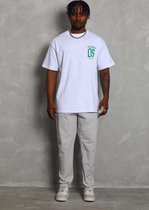 Unisex Oversize Baskılı Bisiklet Yaka TShirt