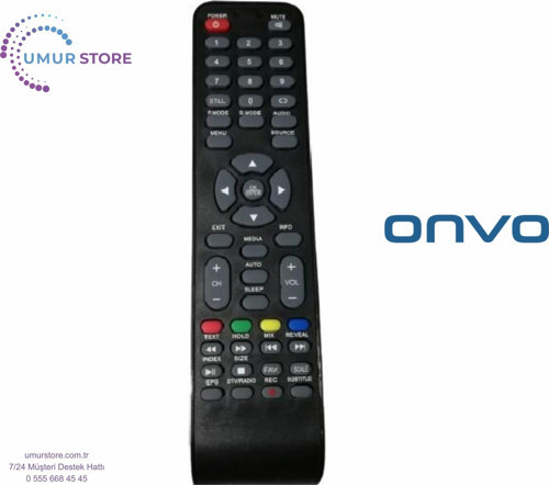 OV39-5000 Uydu Alıcılı Led Televizyon Kumandası