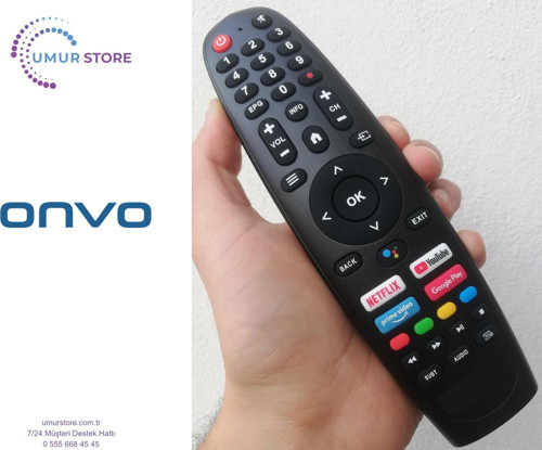 OV50F900 Android Smart Televizyon Kumandası-Mikrofonsuz