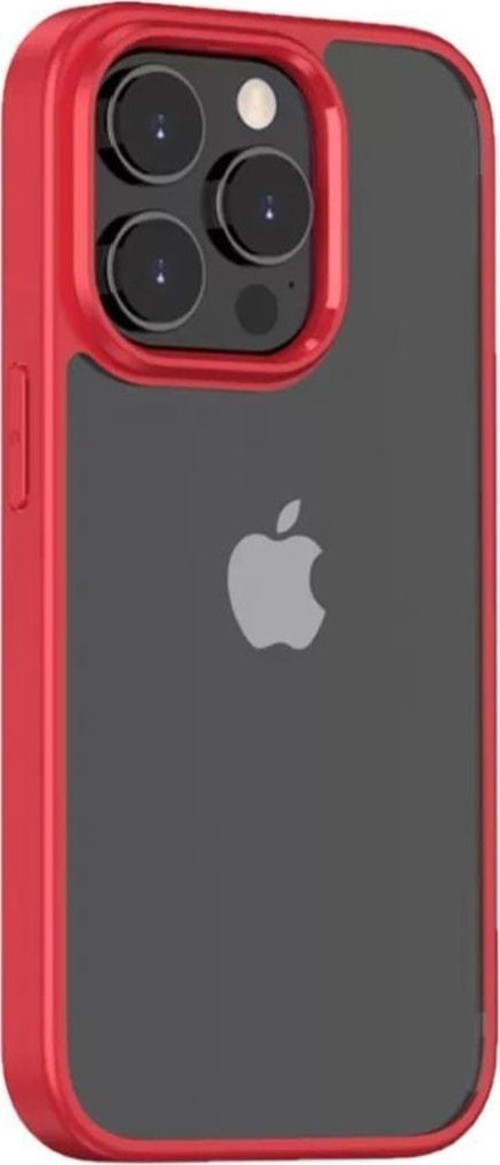 Elıt Crystal Iphone 14 Pro Max Kırmızı Kapak