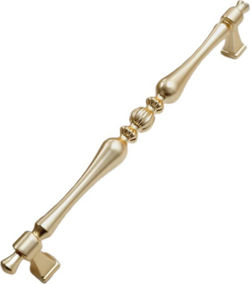 Vezir Model Mat Altın 160 Mm Metal Kulp – 5 Adet | Modern Ve Zarif Dolap & Çekmece Kolu