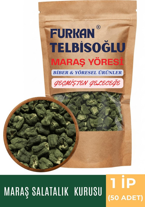 Maraş Salatalık Kurusu 1 İP 50 ADET
