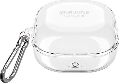 Samsung Galaxy Buds 2 Pro Kılıf Askı Aparatlı Transparan Silikon Şeffaf