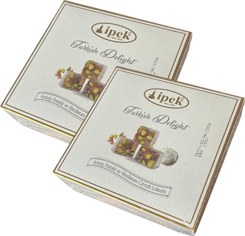 Antep Fıstıklı ve Hind.Cev.Lokum 250 gr x 2 Adet