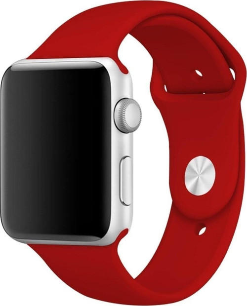 Classıc Silikon Apple Watch 38/40/41mm Kırmızı Kordon