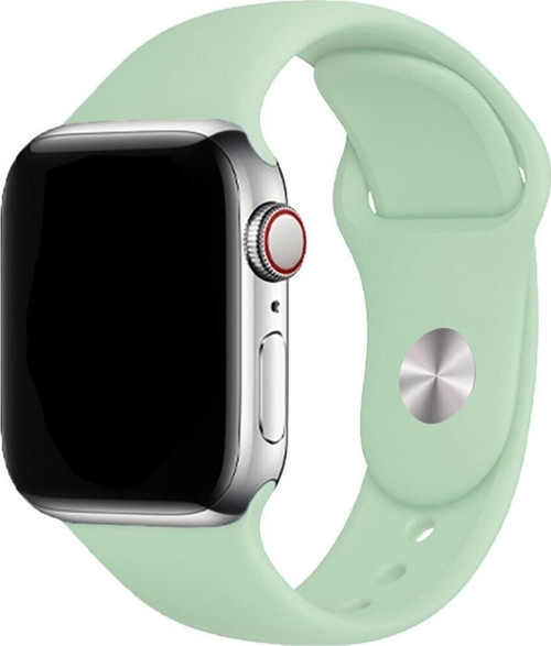 Classıc Silikon Apple Watch 38/40/41mm Fosforlu Yeşil Kordon