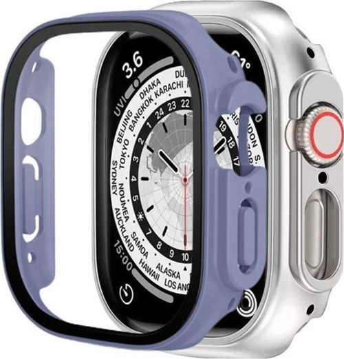 Apple Watch Ultra 49mm Sense Kasa Ve Ekran Koruyucu Lila
