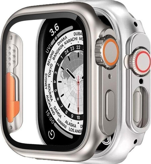 APPLE WATCH 41MM ULTRA DÖNÜŞTÜRÜCÜ TİTANYUM KASA VE EKRAN KORUYUCU