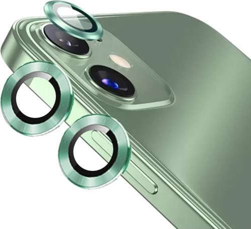 Metal Ring Iphone 13/13 Mini Yeşil Kamera Kamera Koruyucu