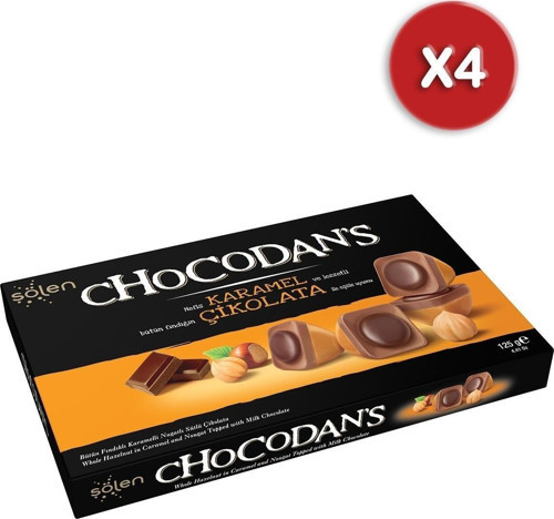 Chocodans Fındıklı 125g X 4 Adet
