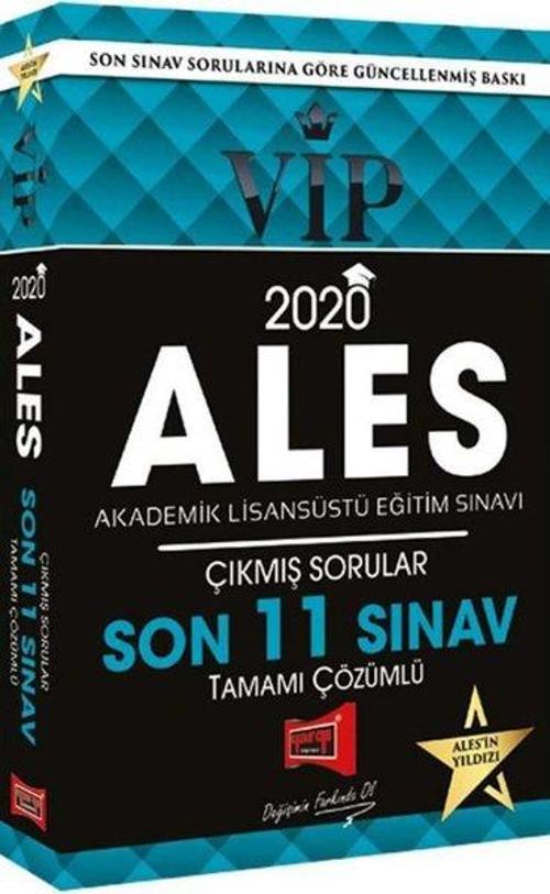 Yargı 2020 ALES VIP Tamamı Çözümlü Son 11 Sınav Çıkmış Sorular