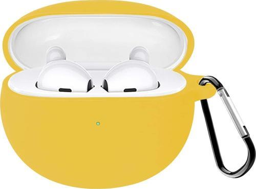 Oppo Enco Air 2 Mat Silikon Kılıf Sarı