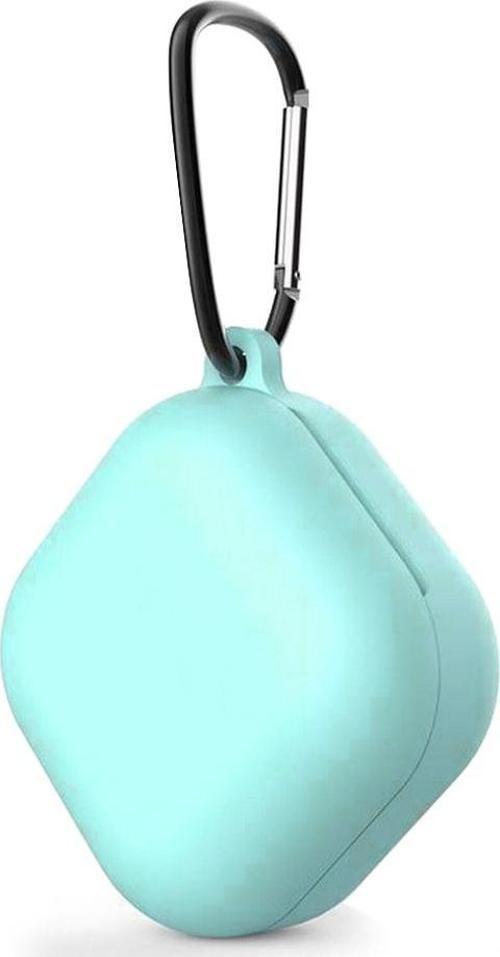 Samsung Galaxy Buds 2 Pro Kılıf Askılı Mat Silikon Turkuaz