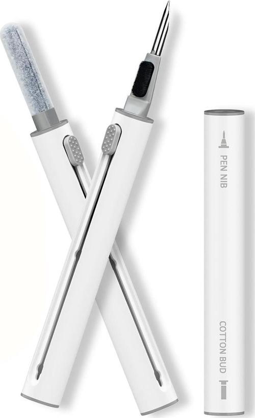 Çok Fonksiyonlu Airpods Kulaklık Temizleme Kalemi Beyaz