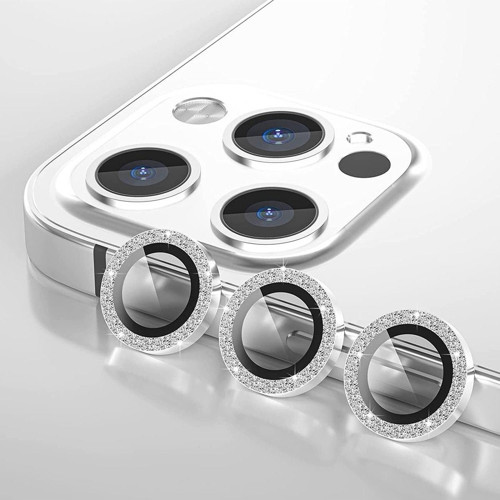 Iphone 11 Pro Max Diamond Kamera Koruyucu Silver