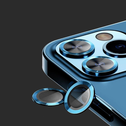 Metal Ring Iphone 13 Pro/13 Pro Max Deniz Mavisi Kamera Koruyucu
