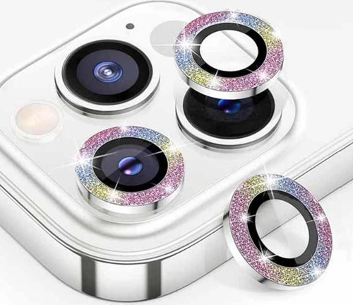 Iphone 11 Pro Dıamond Karışık Pembe Camera Koruyucu