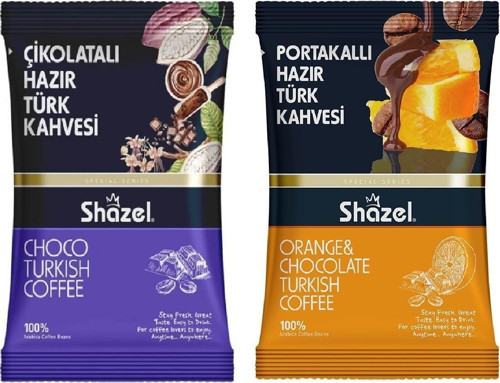 Portakallı Ve Çikolatalı Hazır Türk Kahvesi 100g 2 Adet