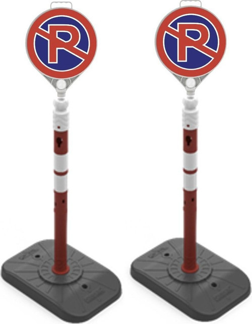 2 Adet Dikdörtgen Park Yapılmaz Uyarı Dikmesi Otopark Bariyeri 8300 Gram