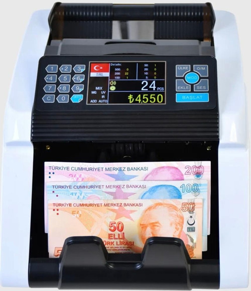 K mix karışık Para sayma makinesi