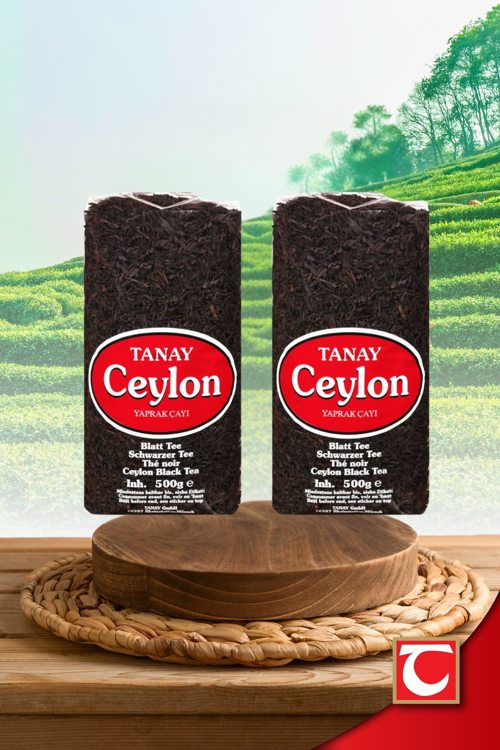 Ceylon Ithal Sri Lanka Siyah Yaprak Seylan Çayı Kaçak Çay 500 gr X 2 Adet (1.000 GR)