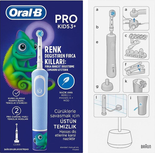 Oral B D103 Karakterli Çocuk Şarjli Diş Firçasi