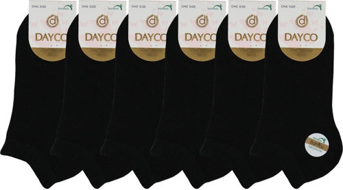 Premium Dikişsiz Kadın Bambu Patik Çorap Siyah Renk