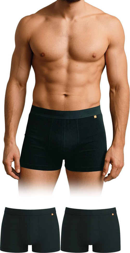 Premium Bambu Erkek Boxer Füme Renk İkili Paket