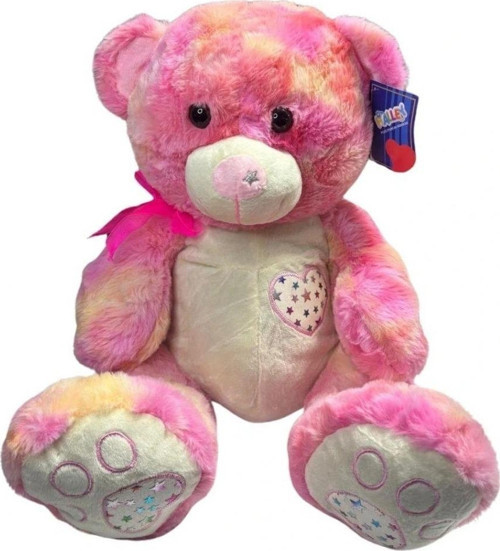 35 CM Burnu Yıldızlı Sevimli Peluş Ayı Yumuşacık Sarılmalık Oyuncak