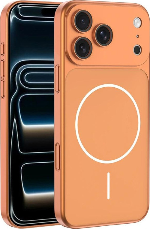 Apple İphone 16 Pro Kılıf Zore M-Safe Şarj Özellikli Kamera Korumalı Spark Kapak