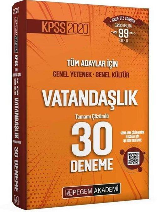 KPSS 2020 Vatandaşlık Tamamı Çözümlü 30 Deneme